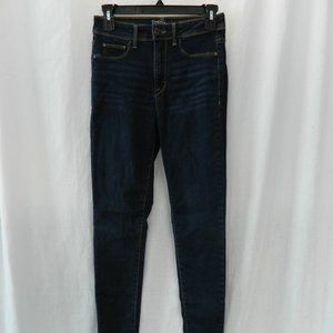 Time and Tru High Rise Jeggings Size Junior 4 Dark Wash Blue